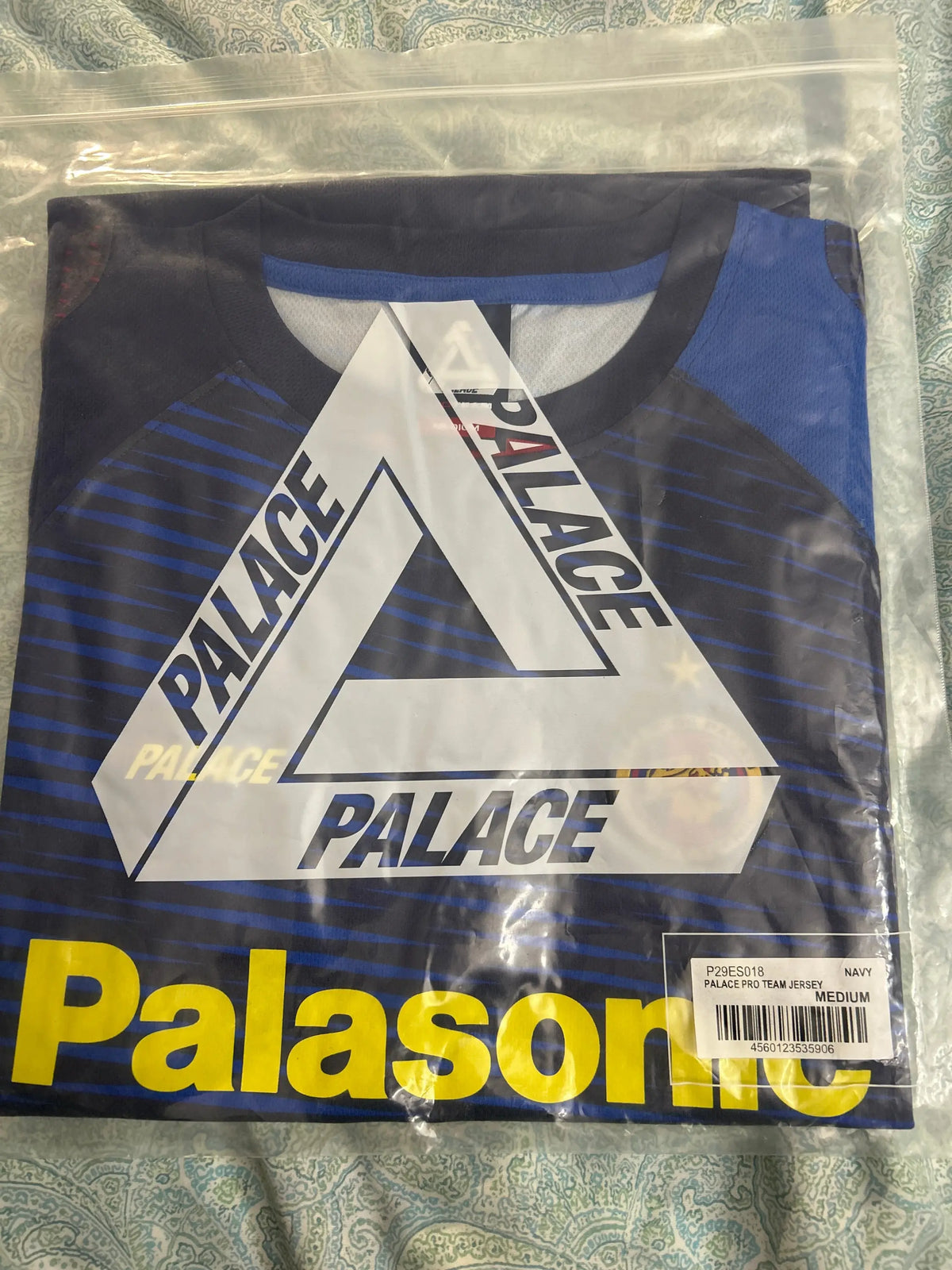 Palace Pro Team Jersey Navy Medium w/Matching Strapback Hat