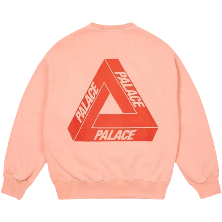 Palace Reacto Tri-Ferg Crew Orange - M