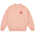 Palace Reacto Tri-Ferg Crew Orange - M