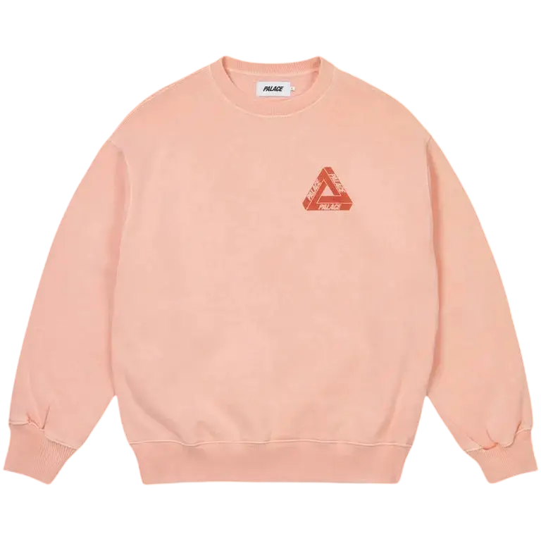 Palace Reacto Tri-Ferg Crew Orange - M