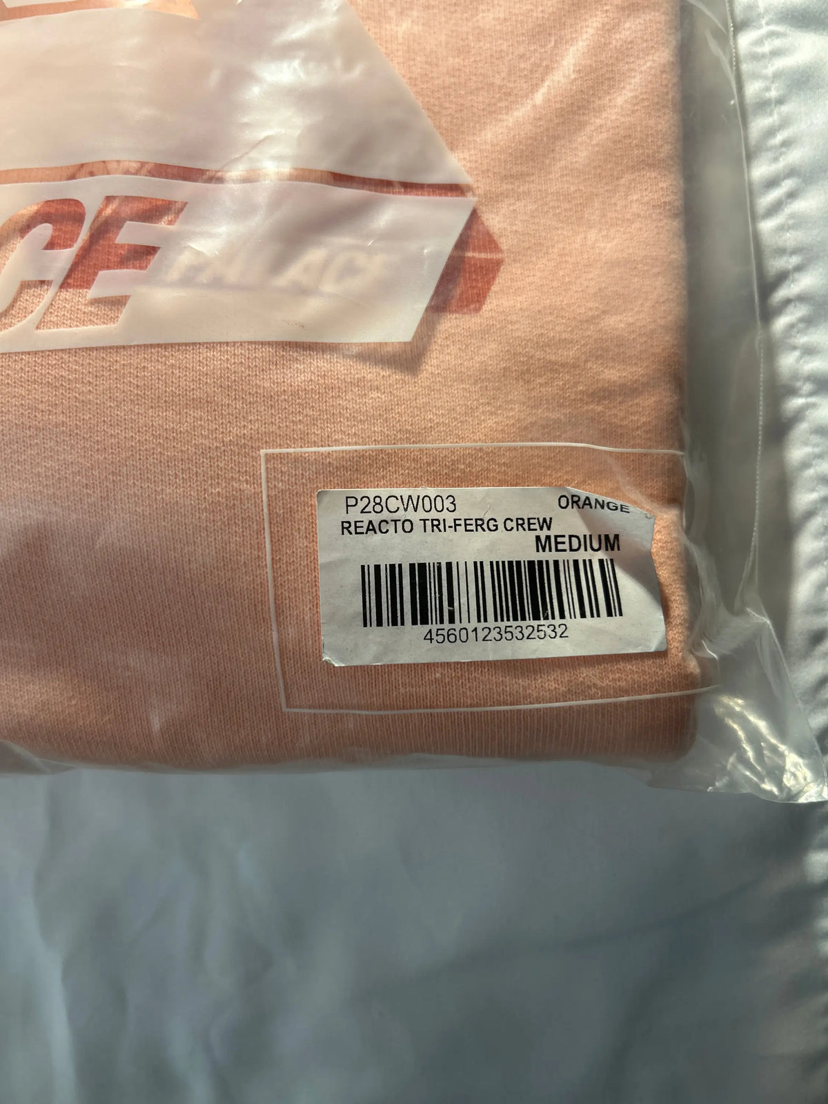 Palace Reacto Tri-Ferg Crew Orange Medium