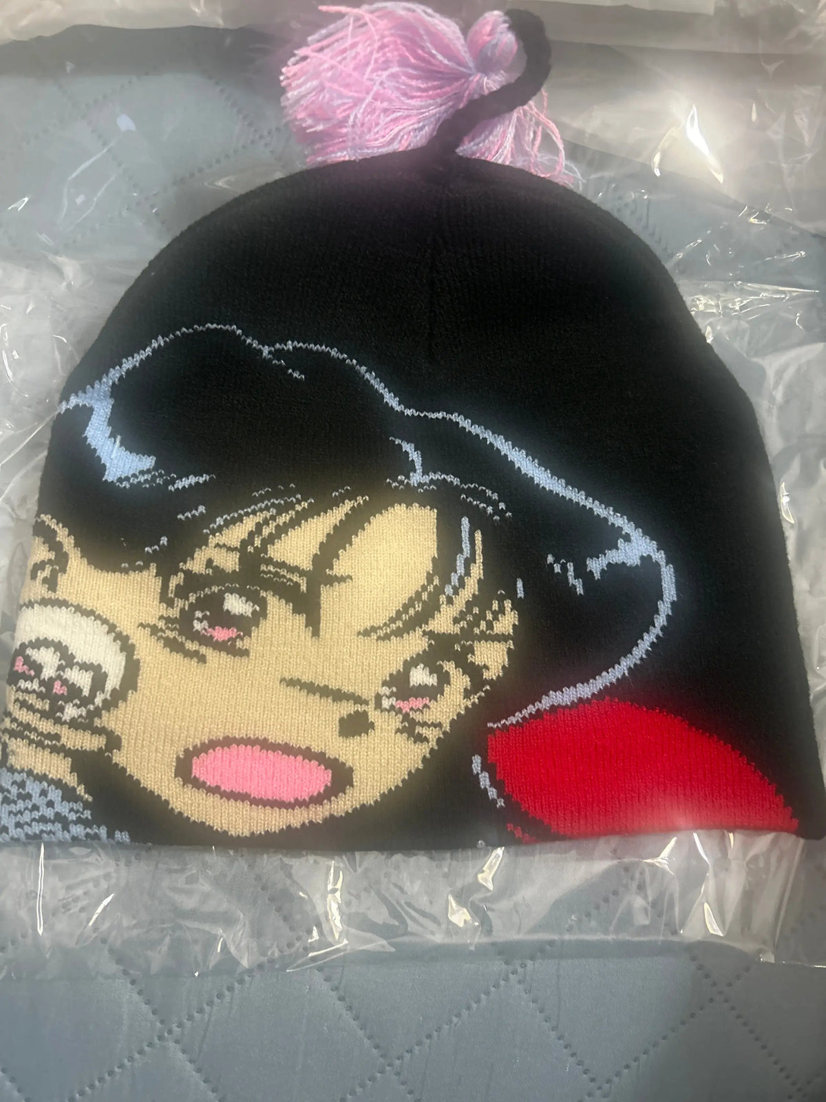 Palace Rear View Nein Cuff Beanie Black