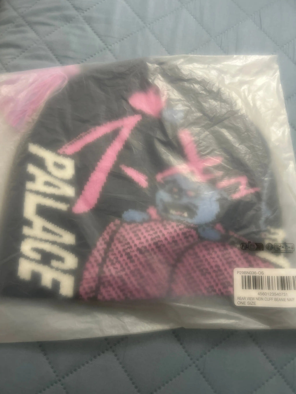 Palace Rear View Nein Cuff Beanie Navy
