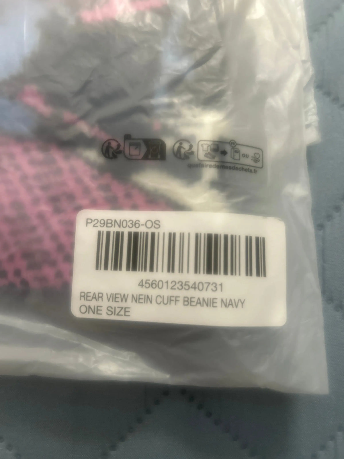 Palace Rear View Nein Cuff Beanie Navy