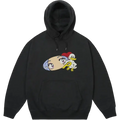 Palace Rear View Pullover Hoodie Black - M