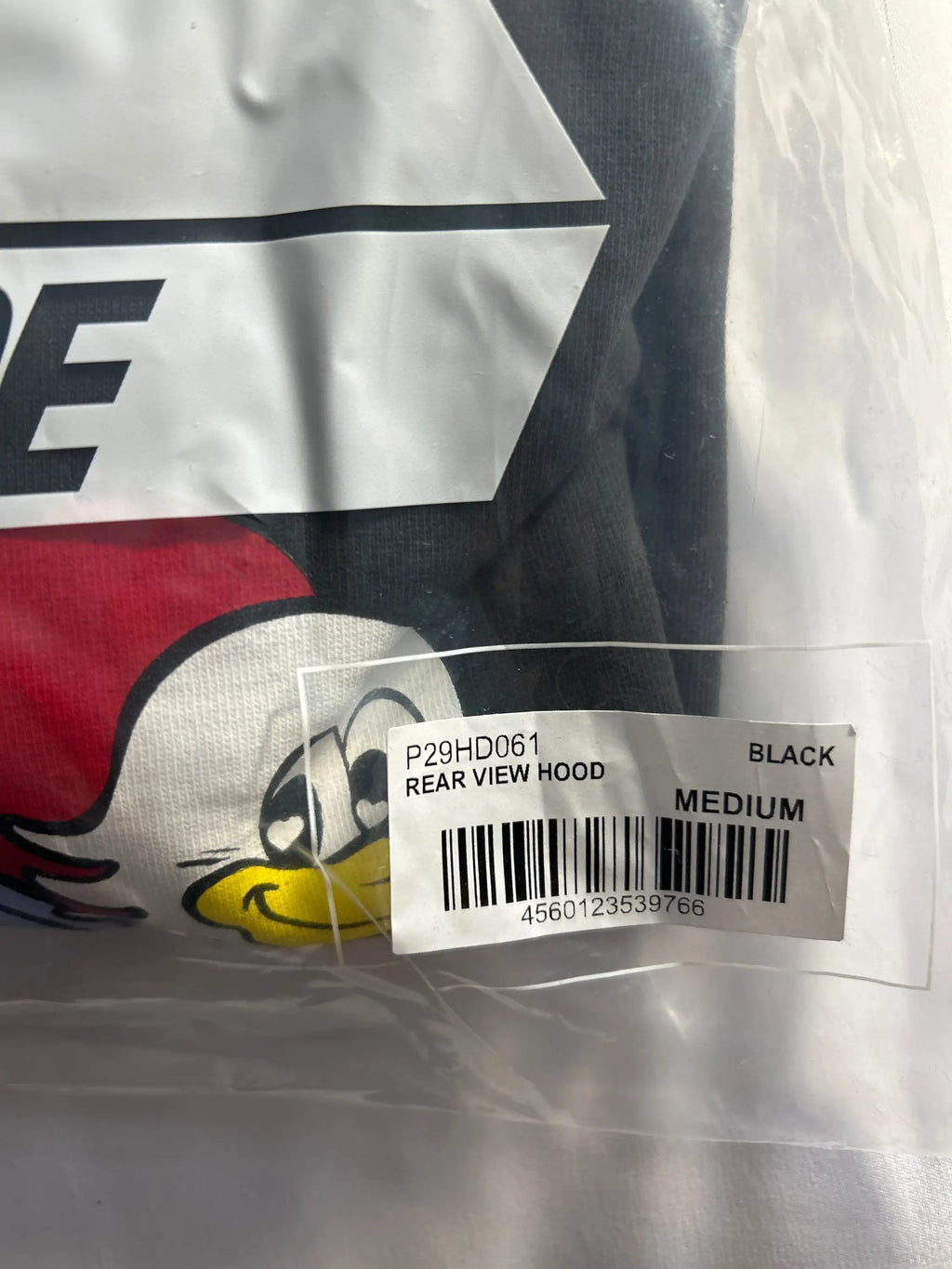 Palace Rear View Pullover Hoodie Black Medium
