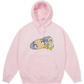 Palace Rear View Pullover Hoodie Pink - M