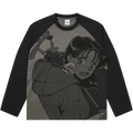 Palace Rear View Raglan Long Sleeve Black - M