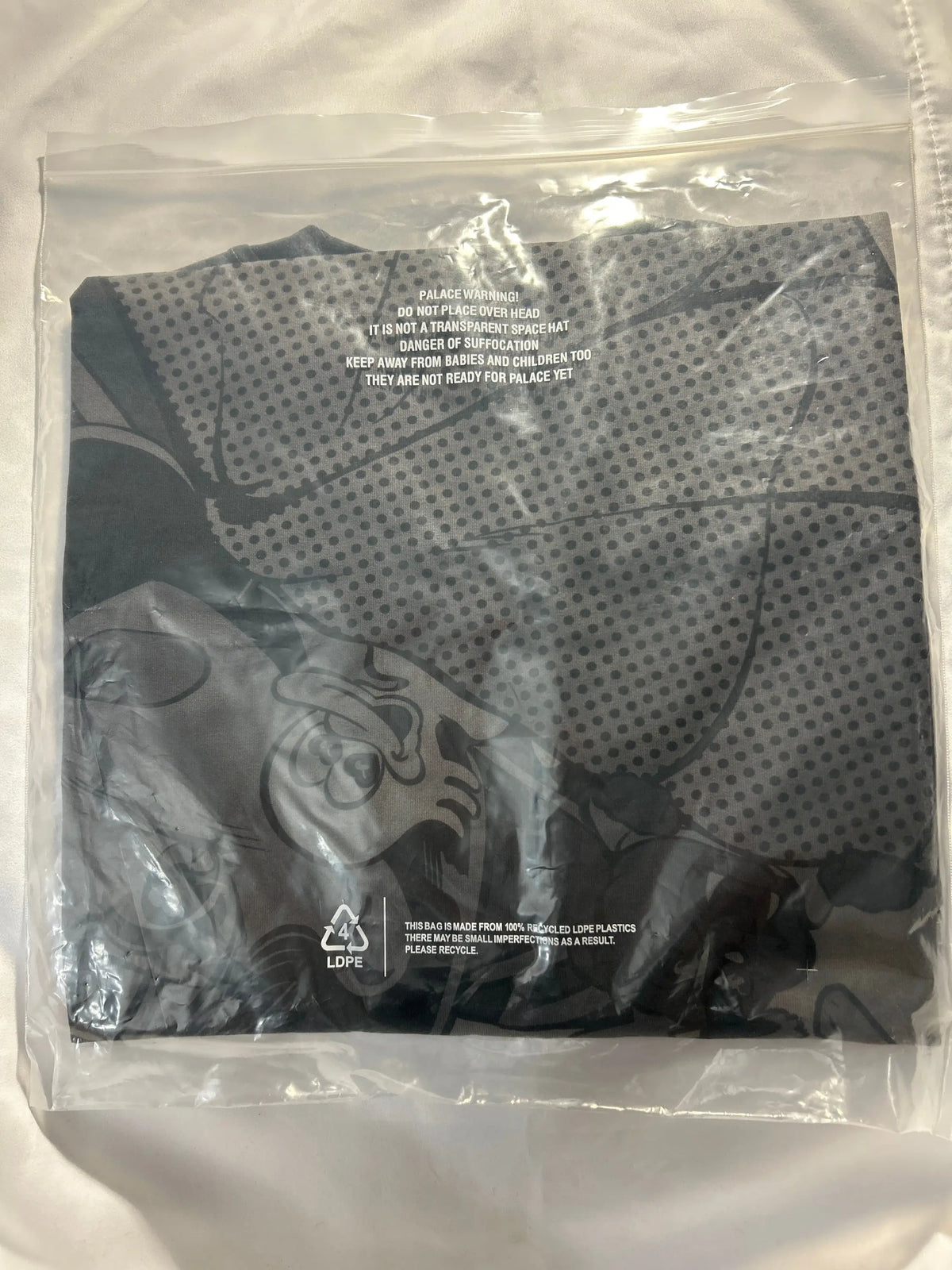 Palace Rear View Raglan Long Sleeve Black Medium