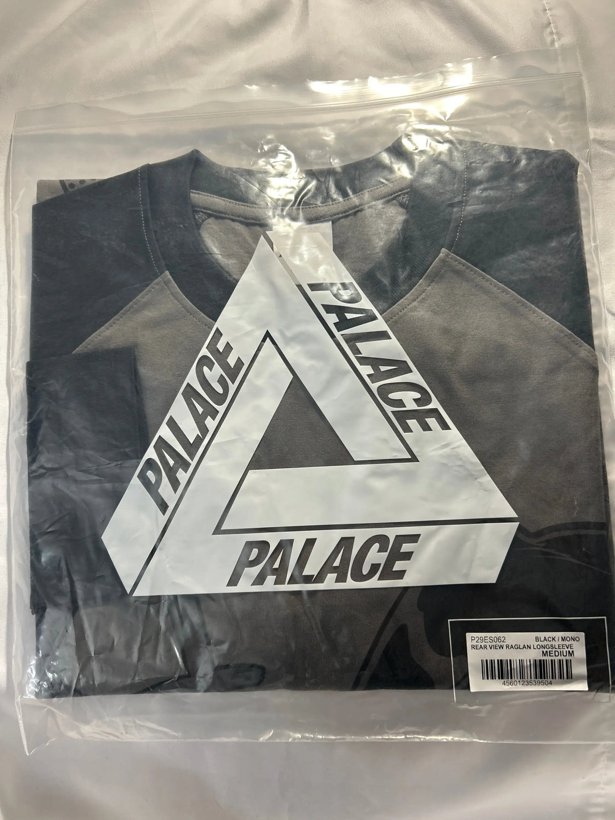 Palace Rear View Raglan Long Sleeve Black Medium