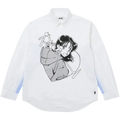 Palace Rearview Button Up Long Sleeve White - M