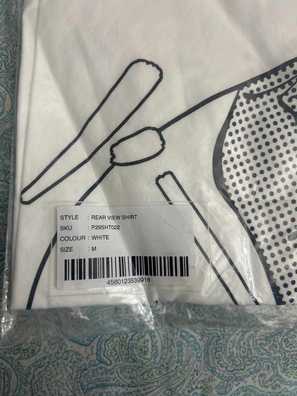 Palace Rearview Button Up Long Sleeve White Medium
