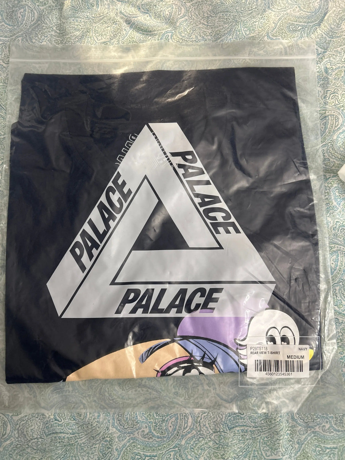 Palace Rearview T-Shirt Navy Medium