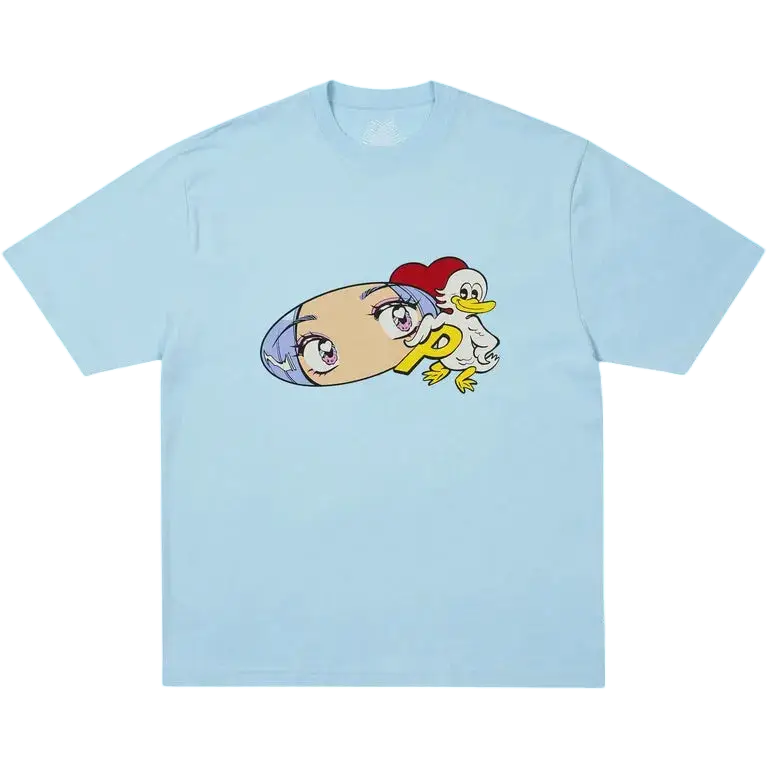 Palace Rearview T-Shirt Skyline Blue - M