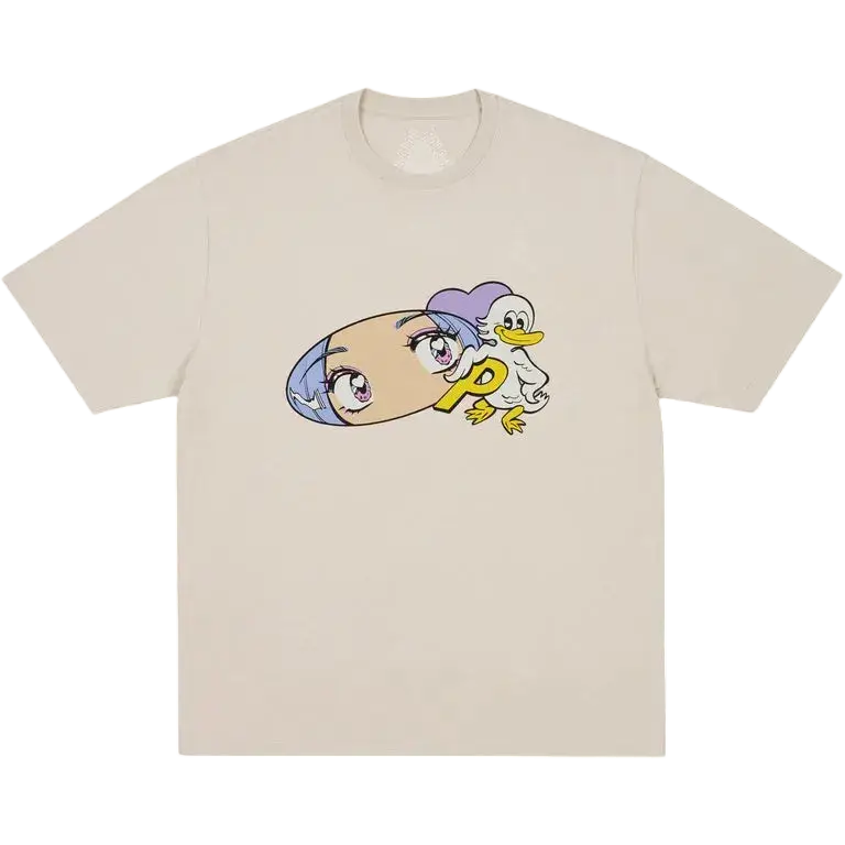 Palace Rearview T-Shirt Stoney Grey - M