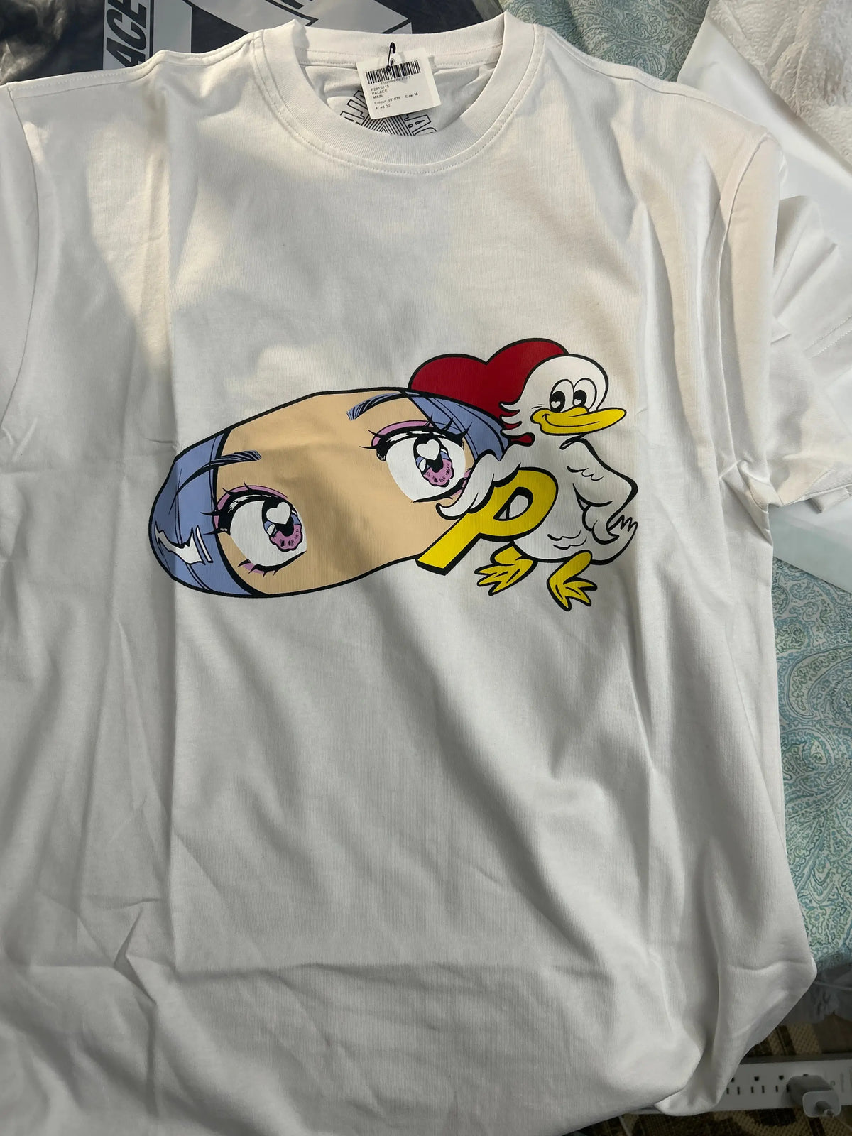 Palace Rearview T-Shirt White Medium