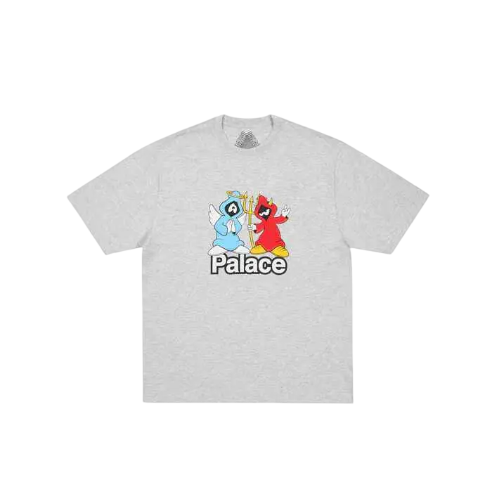 Palace Right and Wrong T-Shirt Grey - M