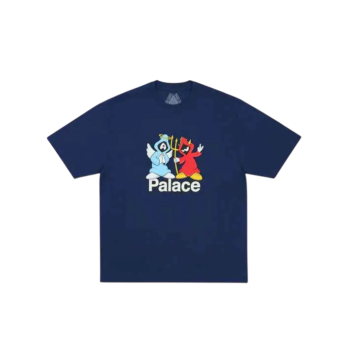 Palace Right and Wrong T-Shirt Navy - M