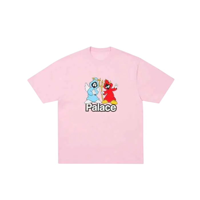 Palace Right and Wrong T-Shirt Pink - M