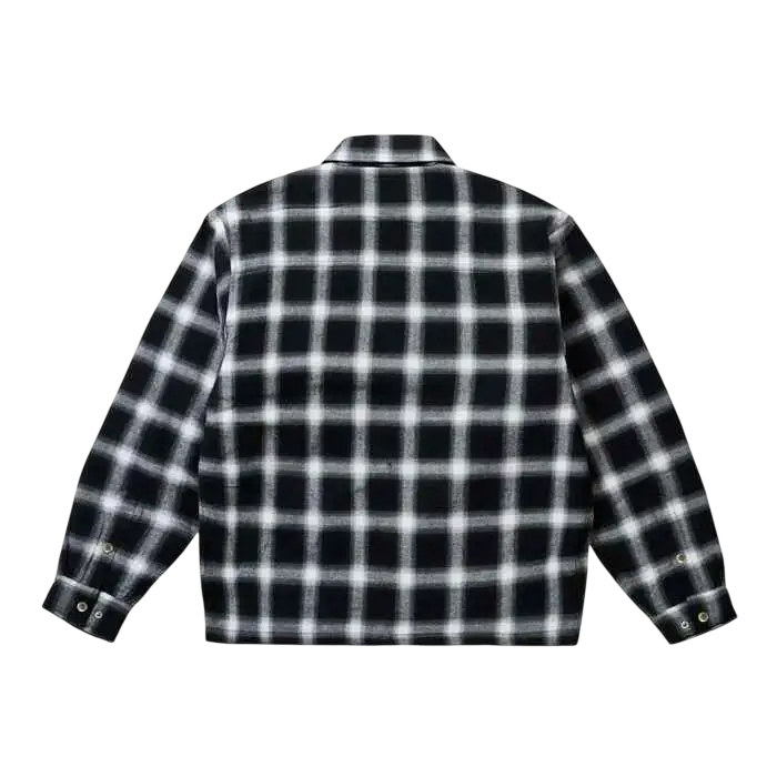 Palace Right and Wrong Zip Up Shirt Black - M