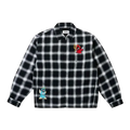 Palace Right and Wrong Zip Up Shirt Black - M