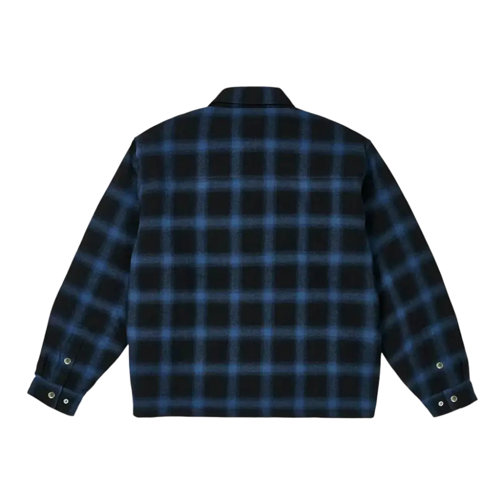 Palace Right and Wrong Zip Up Shirt Navy - M