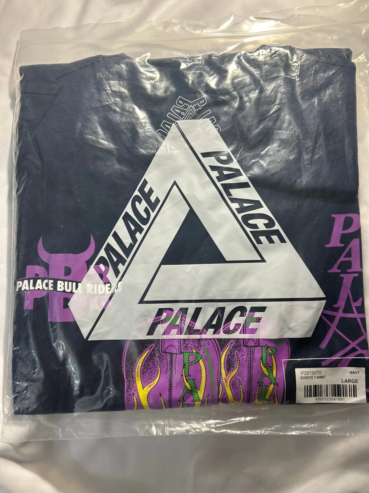 Palace Rodeyo T-Shirt Navy Large