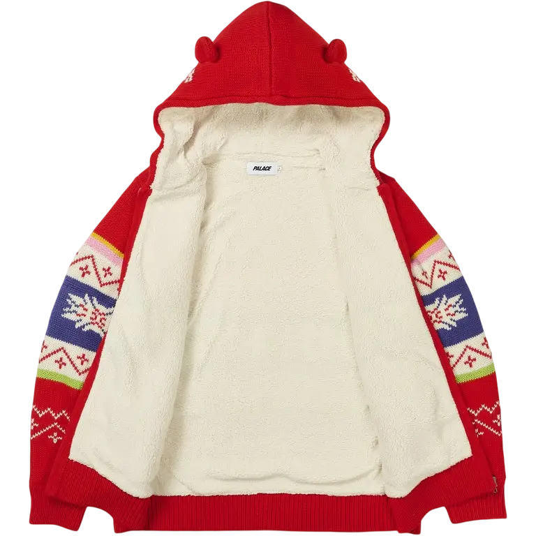 Palace She Loves Me Hooded Knit Red Medium - M