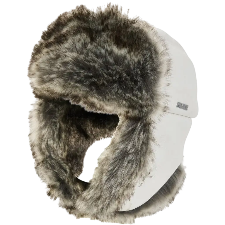 Palace Sherpa Faux Suede Trooper White