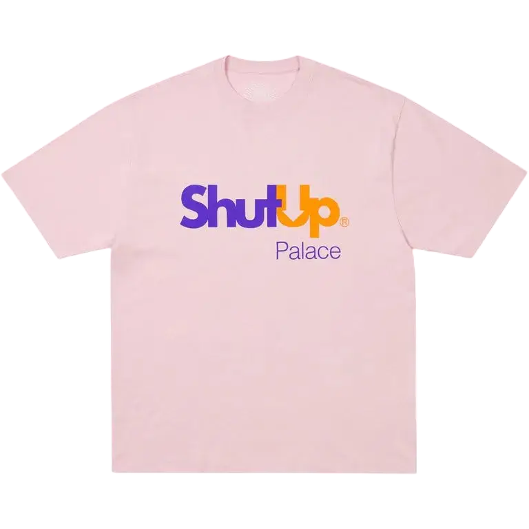 Palace Shut Up T-Shirt Pink - M