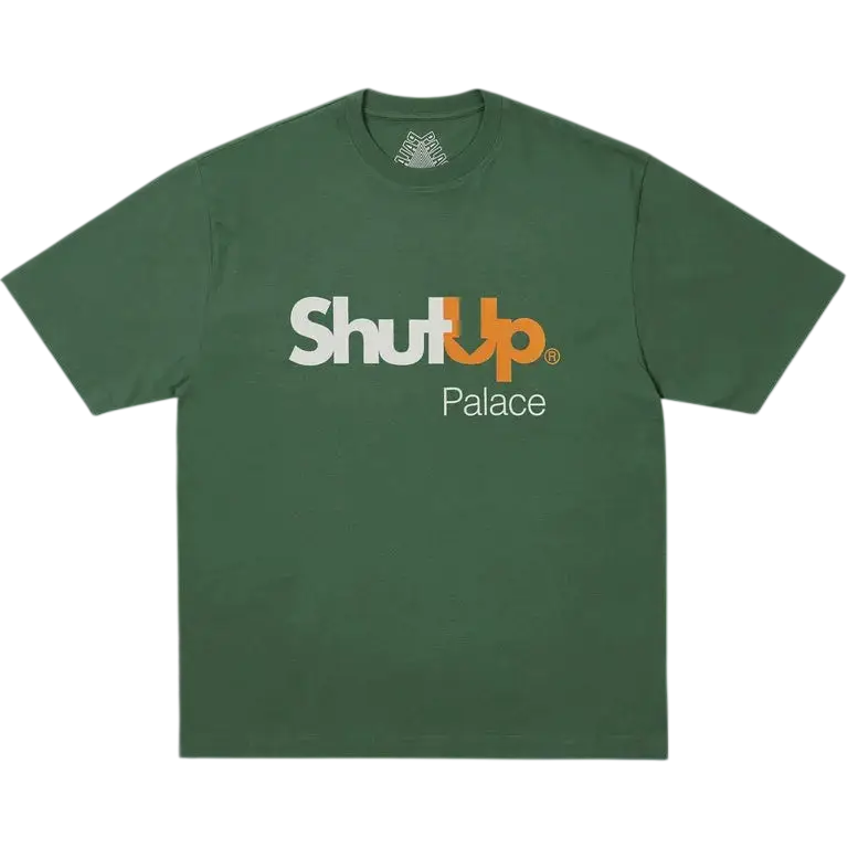 Palace Shut Up T-Shirt Racey Green - M