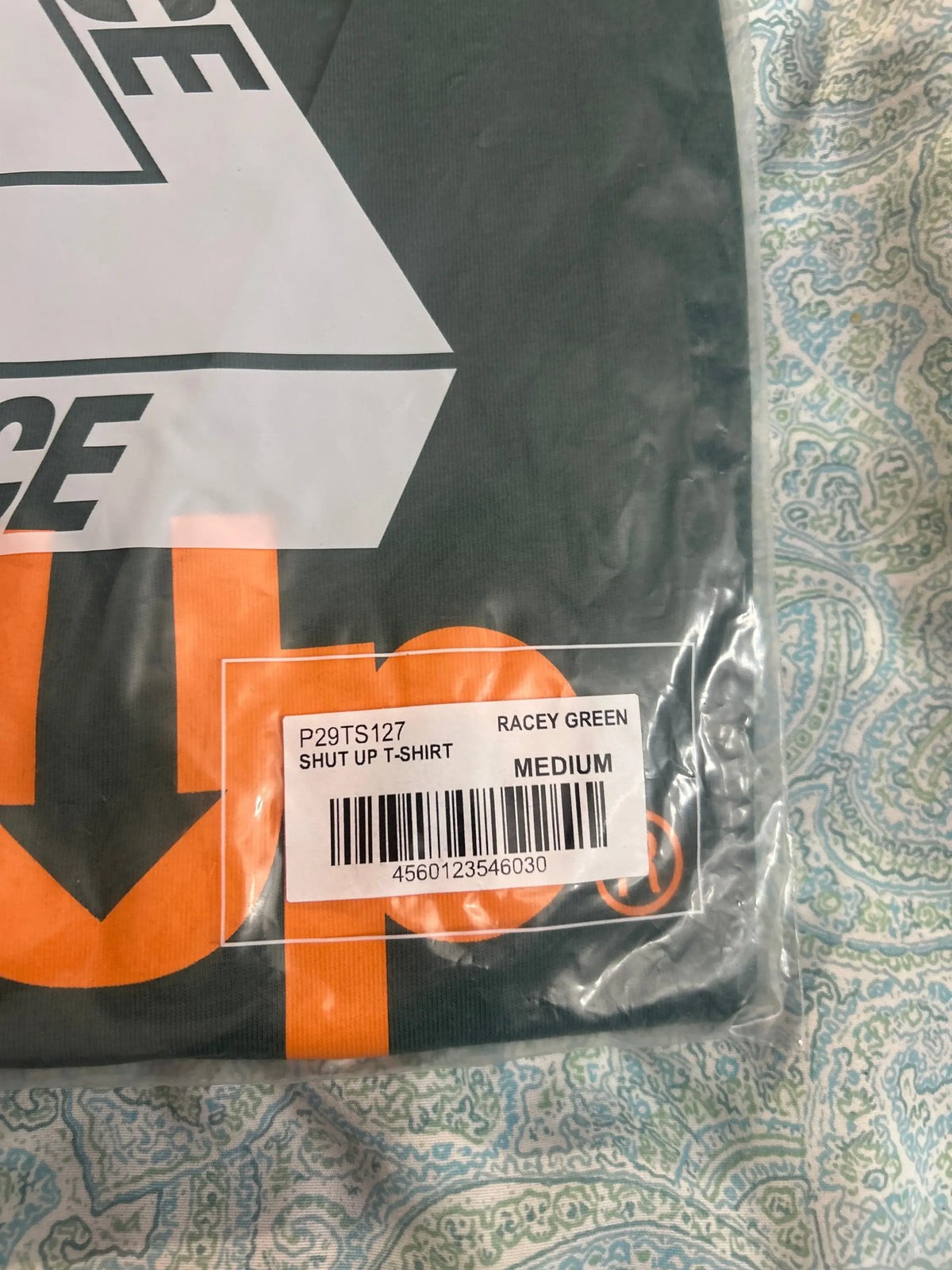 Palace Shut Up T-Shirt Racey Green Medium