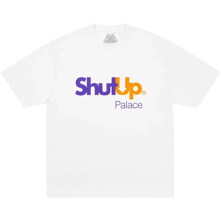Palace Shut Up T-Shirt White - M