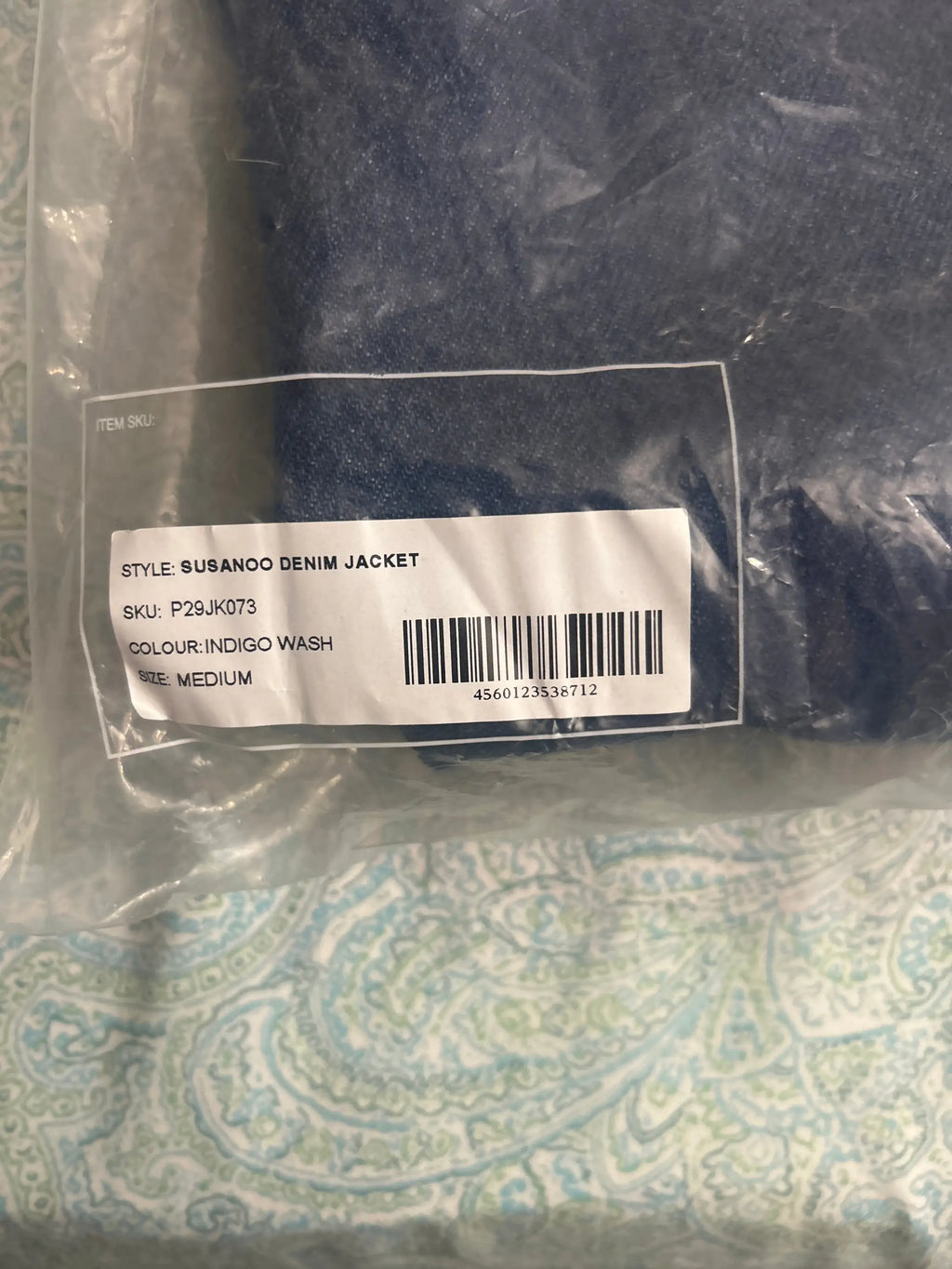 Palace Susanoo Denim Jacket Indigo Wash Medium