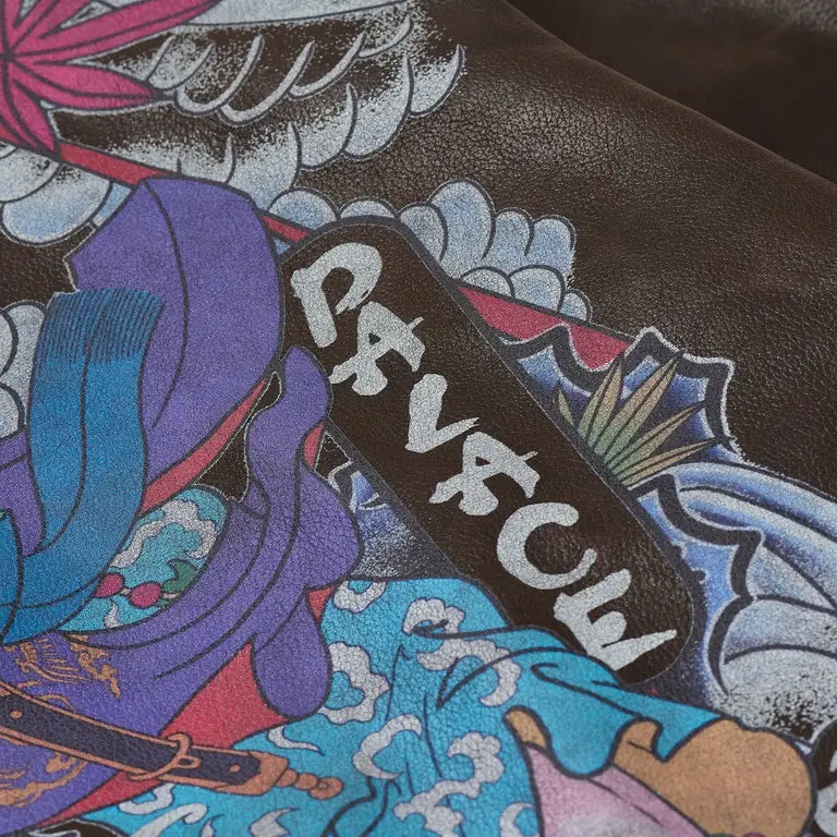 Palace Susanoo Leather Flight Jacket Brown - M