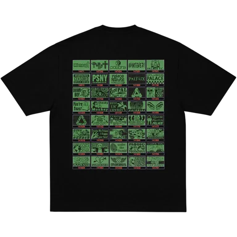Palace Top-Up Tee Black - M