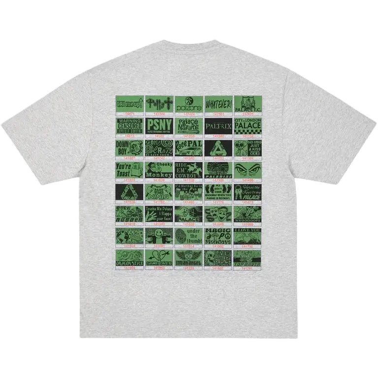 Palace Top-Up Tee Grey - M