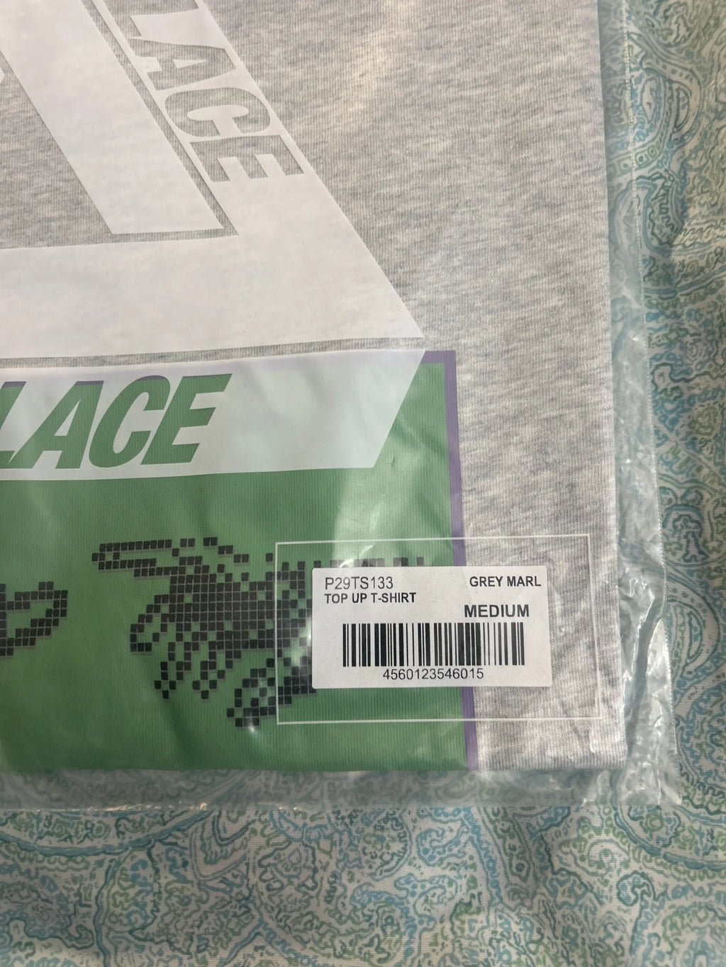 Palace Top-Up Tee Grey Medium
