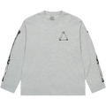 Palace Tri-Bone Long Sleeve Tee Grey - M