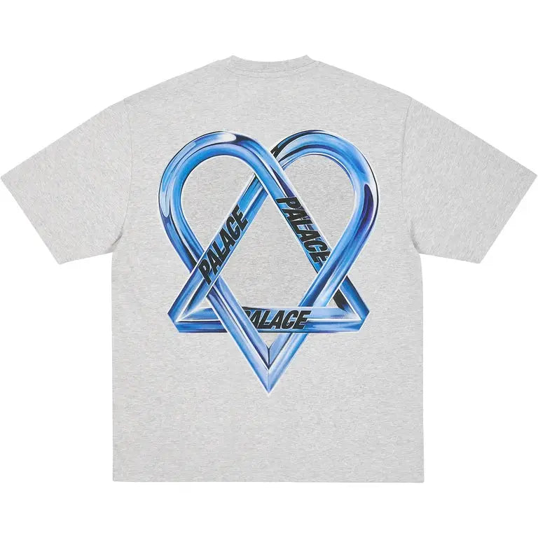Palace Tri-Gram Tee Grey Medium
