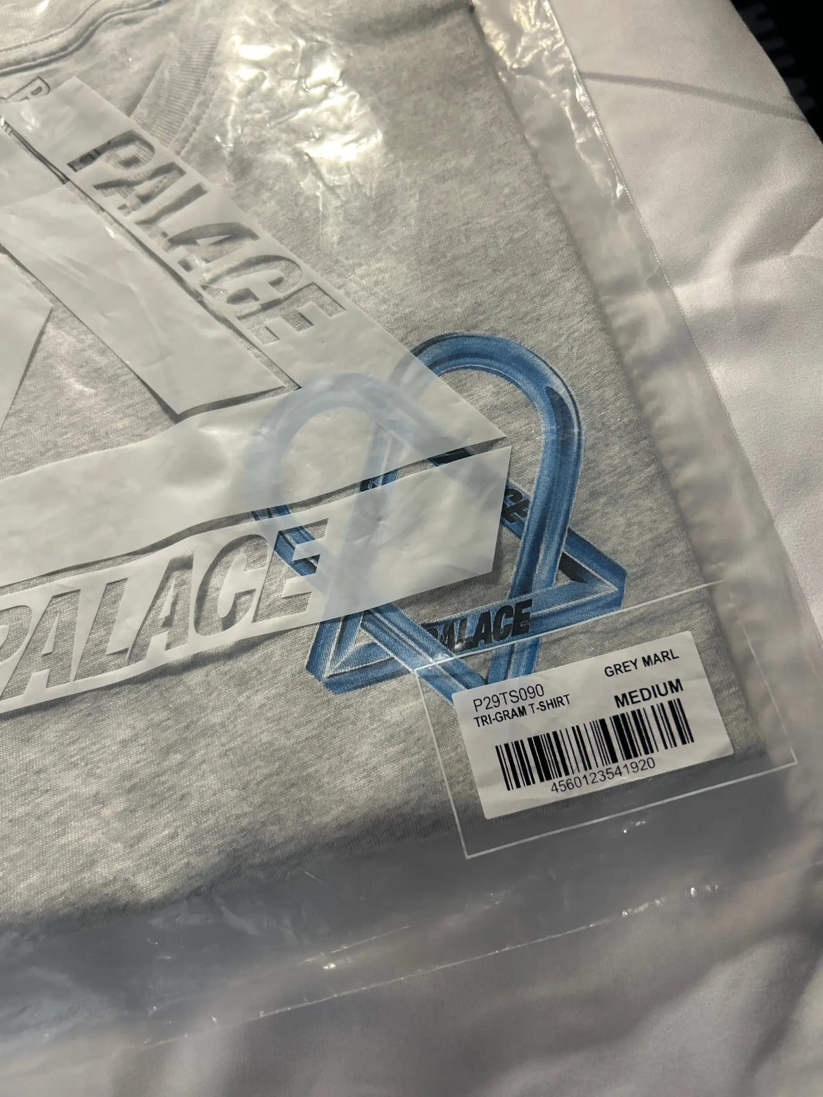 Palace Tri-Gram Tee Grey Medium
