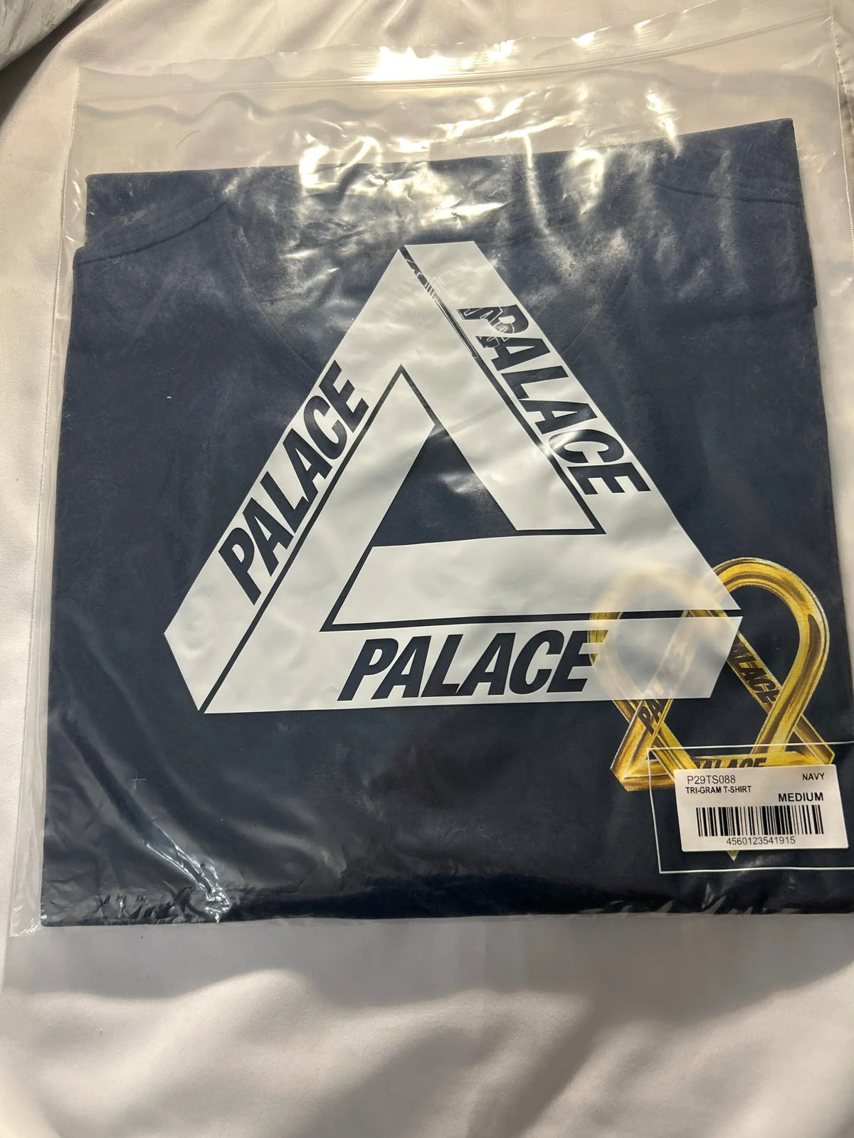 Palace Tri-Gram Tee Navy Medium