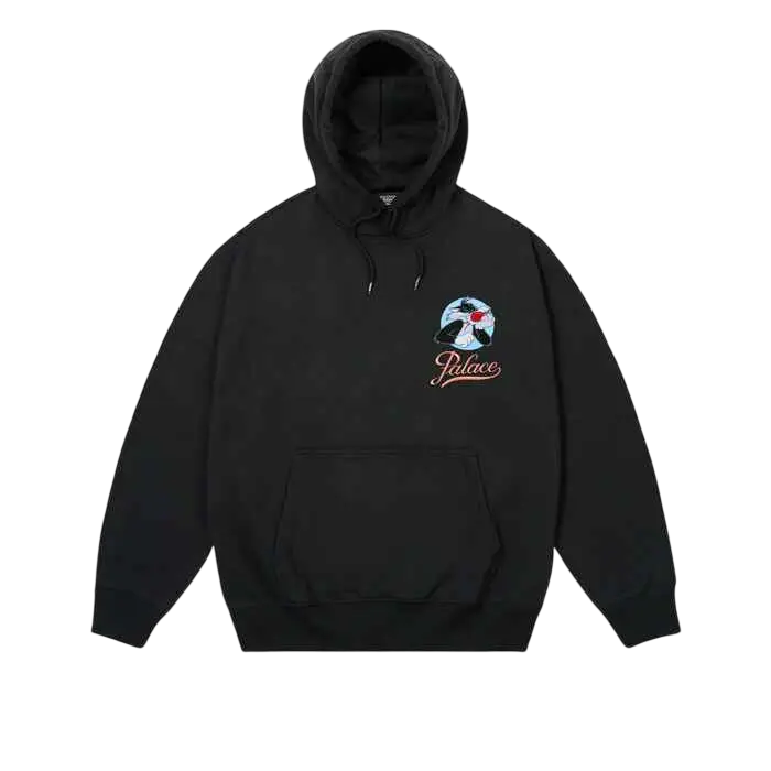 Palace UGG x Looney Tunes Pullover Hoodie Black - M