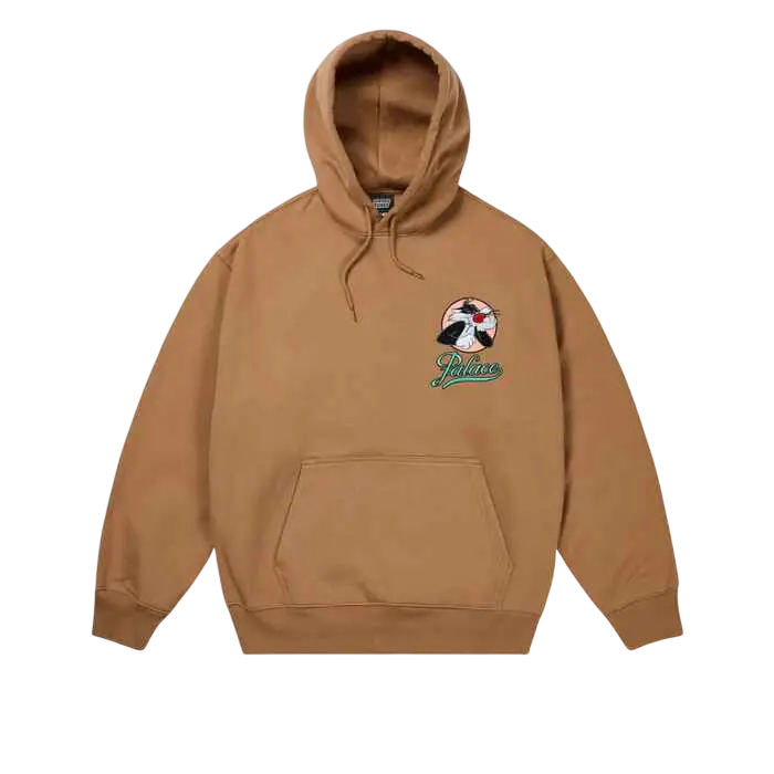 Palace UGG x Looney Tunes Pullover Hoodie Chestnut - M