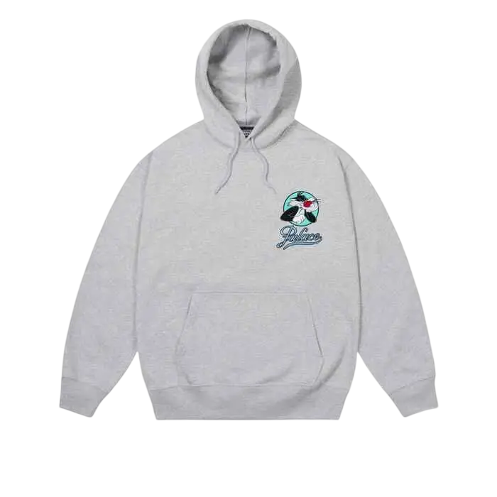 Palace UGG x Looney Tunes Pullover Hoodie Grey - M