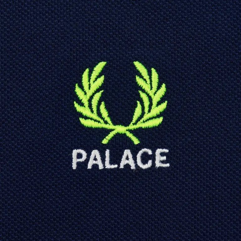 Palace x Fred Perry Polo Navy - M