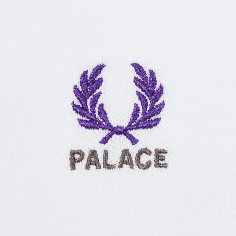 Palace x Fred Perry Polo White - M