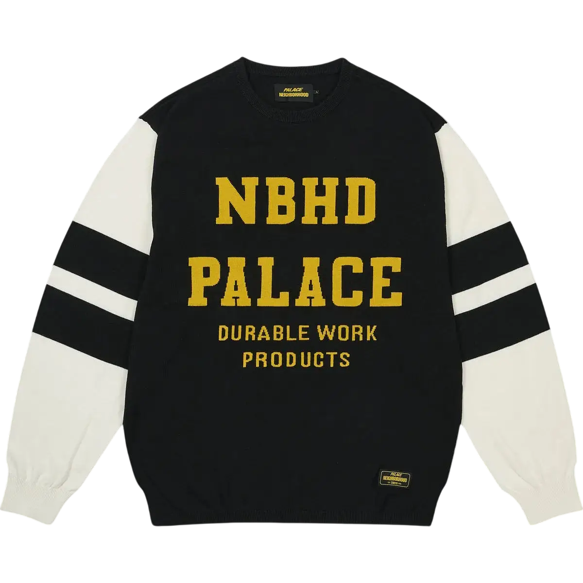 Palace x Neighborhood Knitted Moto Top Black