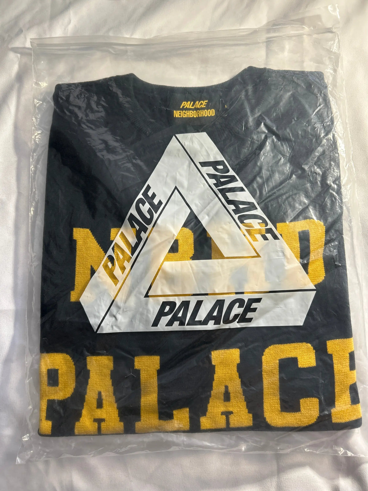 Palace x Neighborhood Knitted Moto Top Black Large