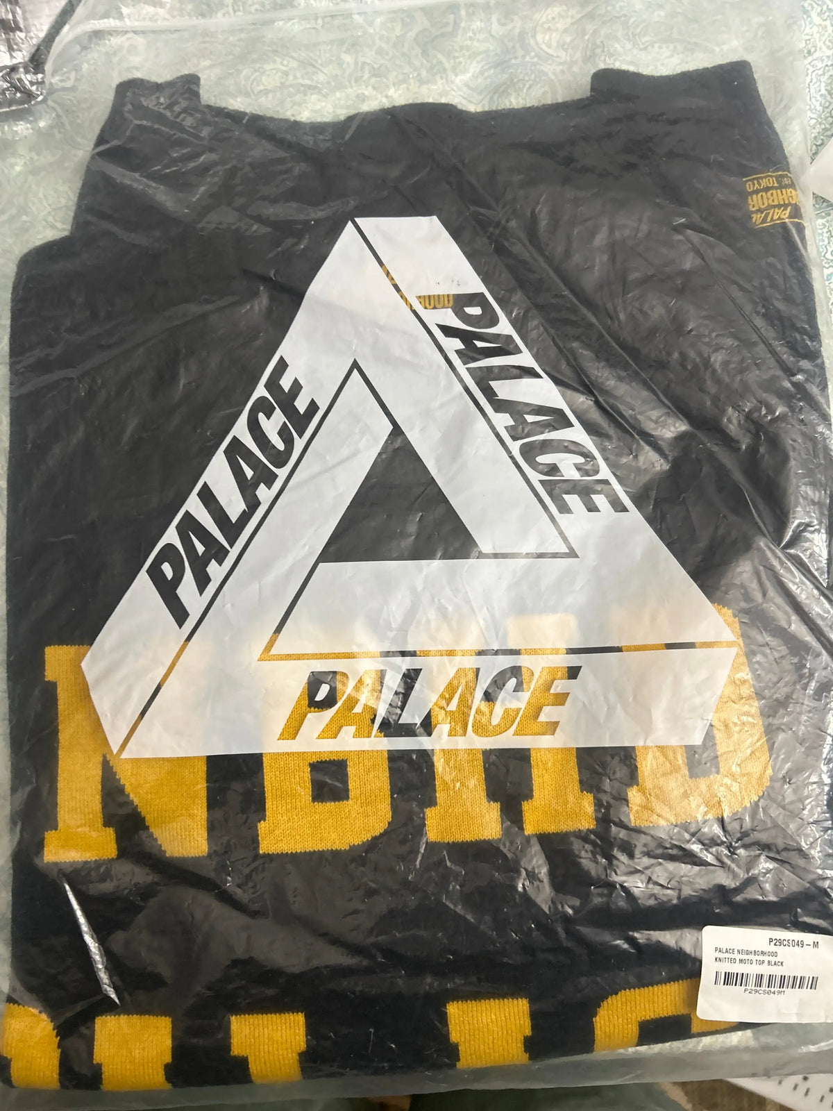 Palace x Neighborhood Knitted Moto Top Black Medium